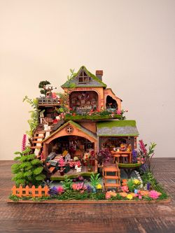 Fully Assembled Forest Adventure Miniature House