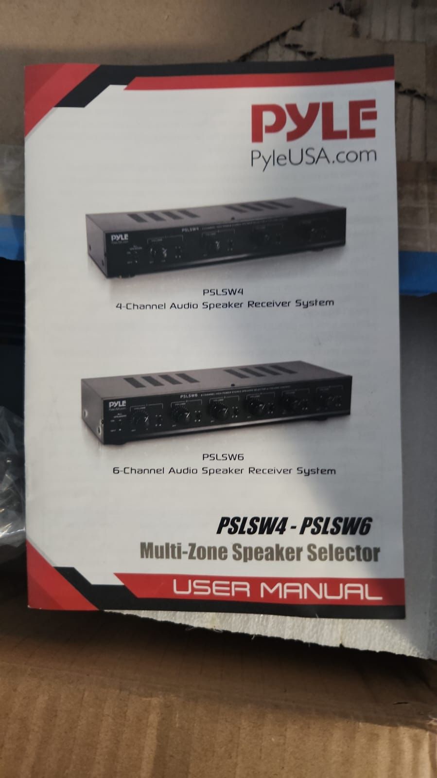 Pyle multi-zone speaker selector