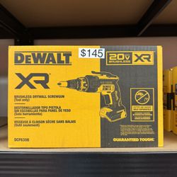 Dewalt 20v Xr Brushless Drywall Screwgun Tool Only 