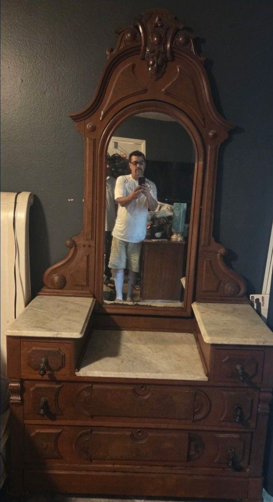 Marble Top Antique Vanity (1876)