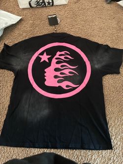 Hellstar Black T-Shirt with Pink Graphic size L men