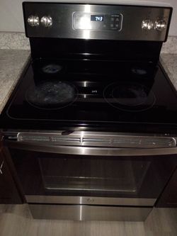 Flat top electric stove