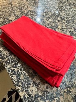 Red Cotton Napkins