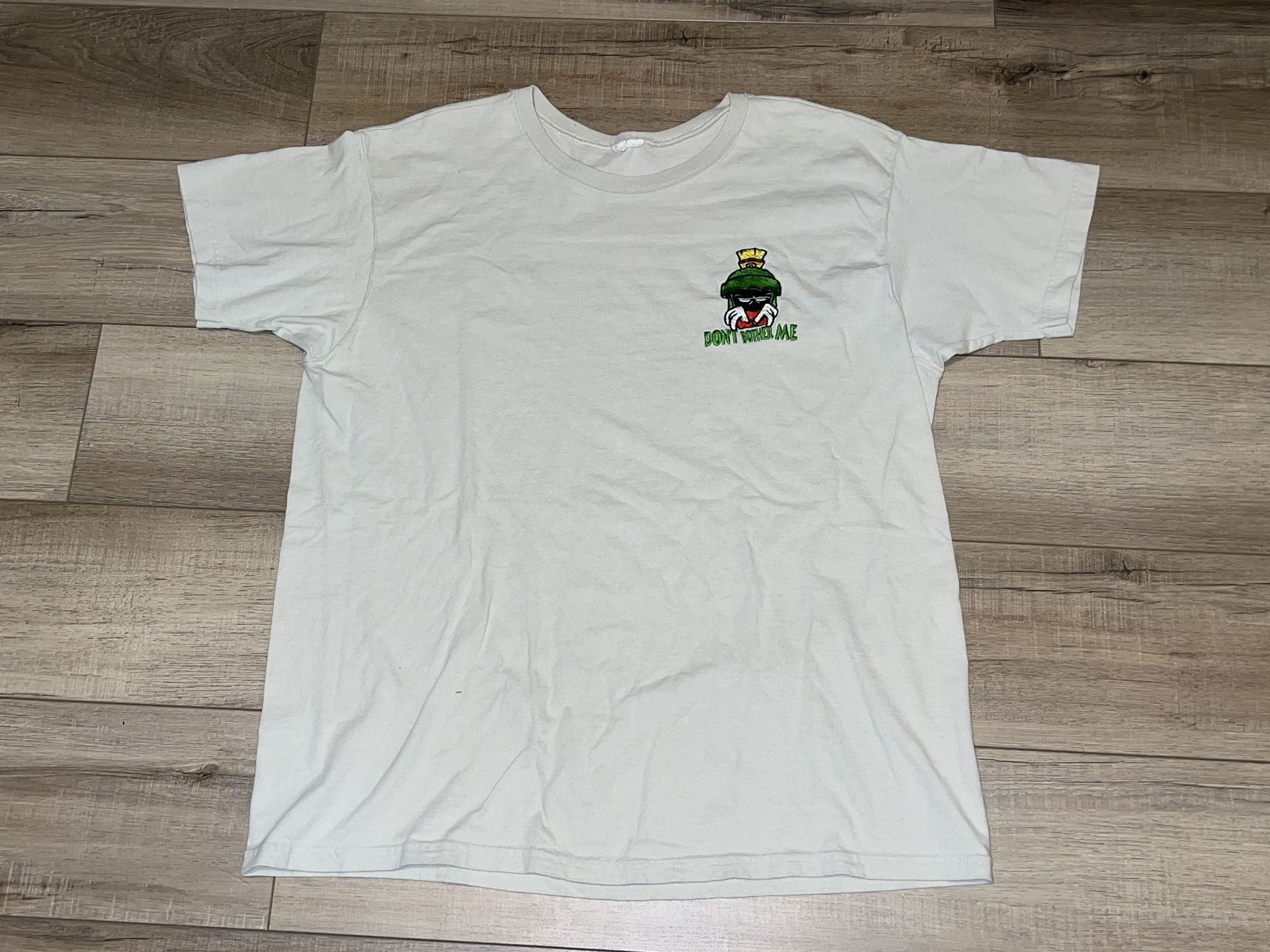 Vintage 90's Warner Bros Marvin The Martian Pocket Men’s T-Shirt L Don't Bother Me