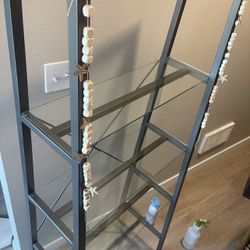 Glass Shelving with 5 Shelves 