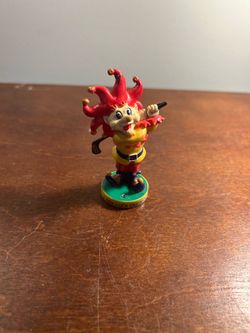 Vintage Lady Luck Casino Golfing Jester Figurine