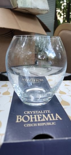Set of 6 Bohemia Crystal Tumblers Cecelia