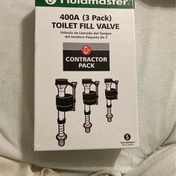 Fluidmaster 400A (3 Pack) Toilet Fill Valve