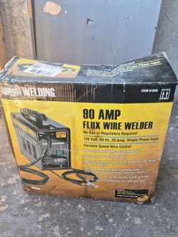 FLUX WIRE WELDER 90 AMP