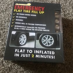 Flatterup Emergency Flat Tire Fill Up - No Power Source Needed-Reduced! 