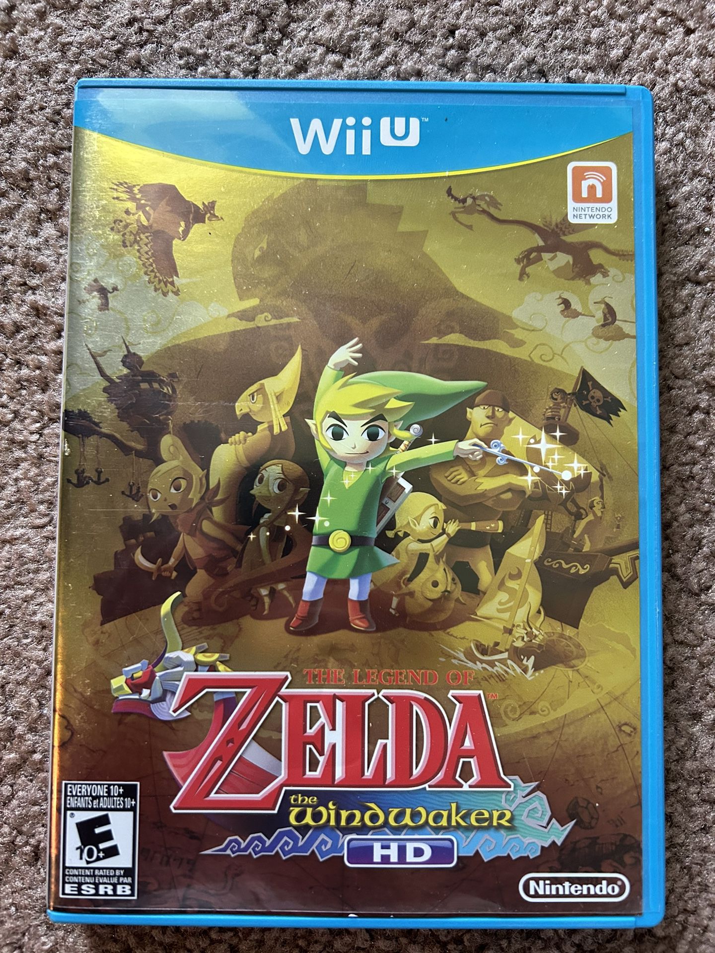 The Legend of Zelda The Wind Waker HD Nintendo Wii U Complete CIB