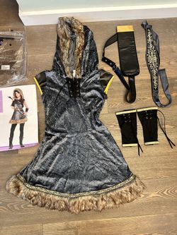 Amscan Girls Miss Archer Halloween Costume LIKE NEW IN PACKAGE!!