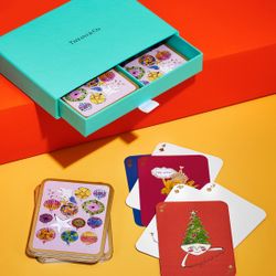 Andy Warhol x Tiffany & Co Set of Limited Edition Holiday Playing Cards