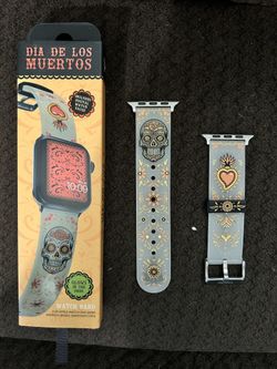 Dia De Los Muertos Apple Watch Band (Glows In The Dark)