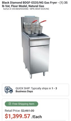 Black Diamond BD Fryer 35LBS stainless steel
