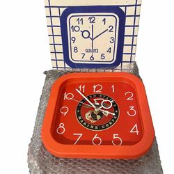 Marine Corp Collectible Wall Clock Battery Operated 10x10 Inches NWT