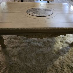 Coffee Table W Marble Center