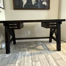 Ashley Furniture Computer Desk With Metal Accents 