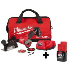 Milwaukee

M12 FUEL 12V 3 in. Lithium-Ion Brushless Cordless Cut Off Saw Kit with Bonus M12 2.0 Ah Battery

, NEW