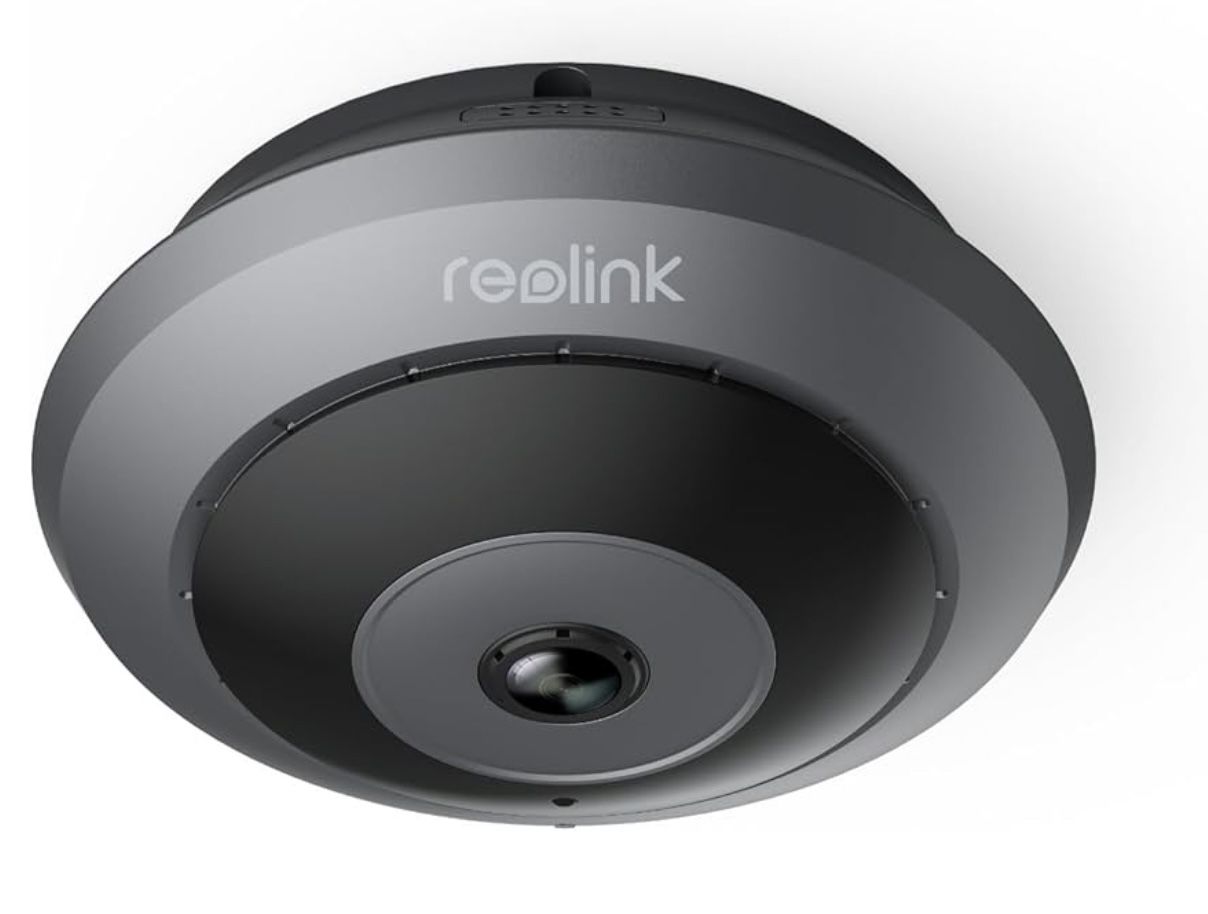 REOLINK 6MP PoE IP Fisheye Camera with 360° View, Surveillance for Home/Office Security, Smart Human Detection, Two Way Talk, Ceiling/Wall/Desk Mount,