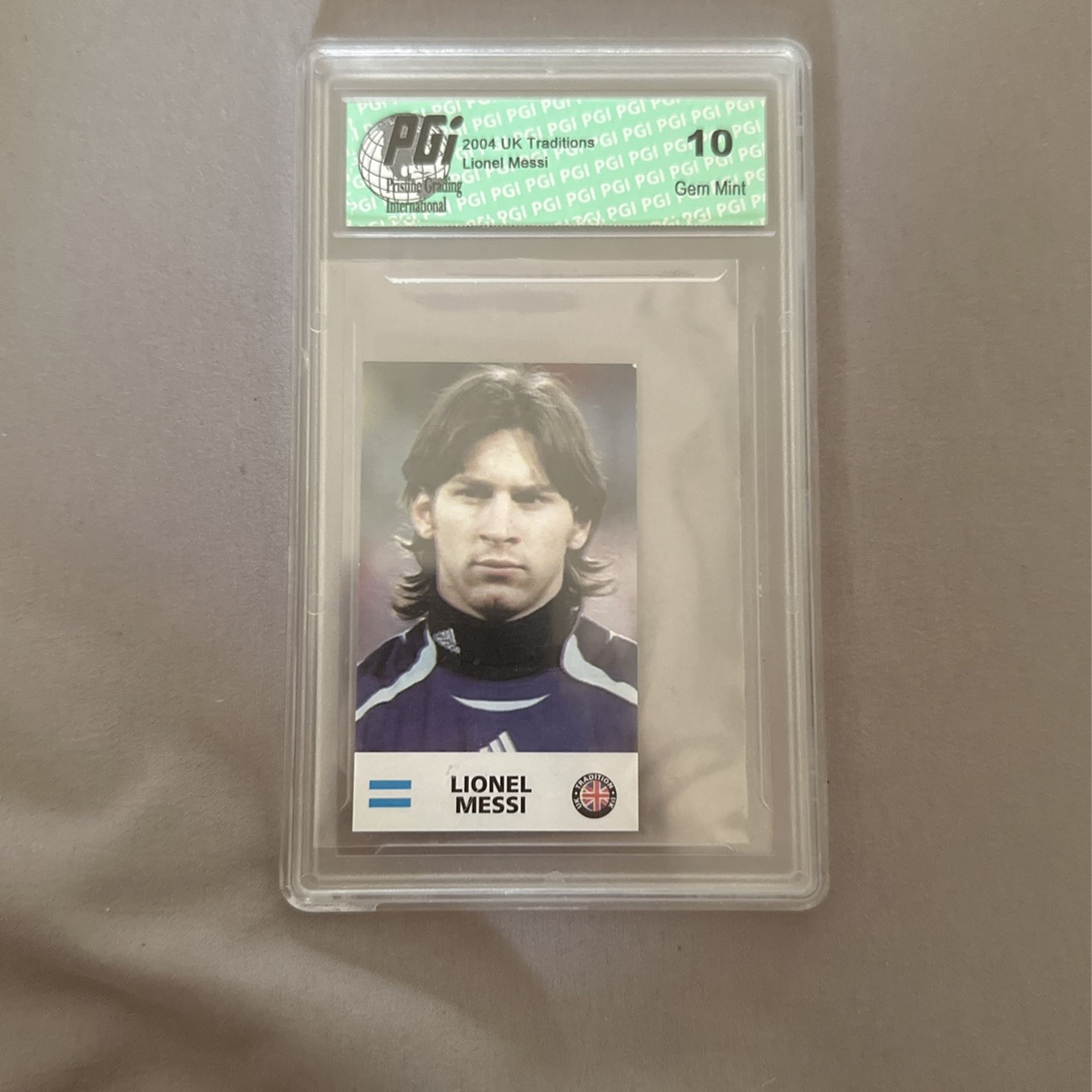 Gem Mint 10 2004 UK traditions Lionel Messi