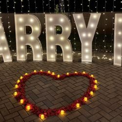 MARRY ME letters 