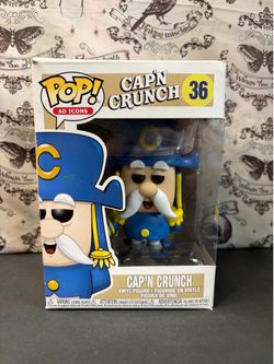 Funko Pop! Ad Icons Cap N Crunch Vaulted Vinyl Figure Damaged Box 36
