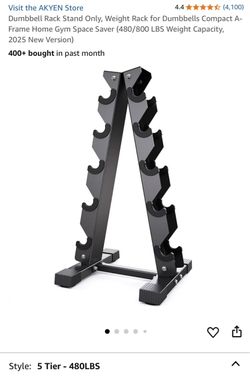 New dumbbell tree rack capacity 480 pounds