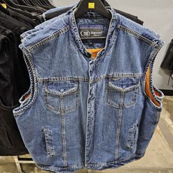Denim Vests (Blue Or Black)
