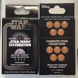 2022 Star Wars Celebration Droid Hunt Coin Collection 