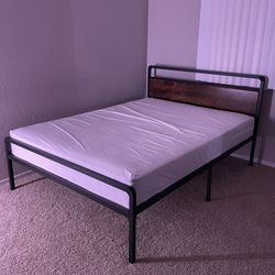 Full size Bed Frame & Mattress