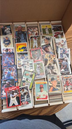 5,000  ct box of sports cards from 80s to present.