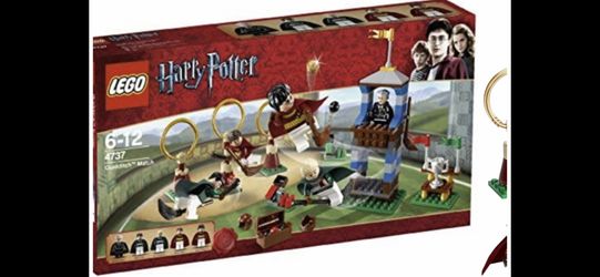 LEGO - 4737 - Harry Potter Quidditch - Retired Art- selling for over ninety three dollars on Amazon.