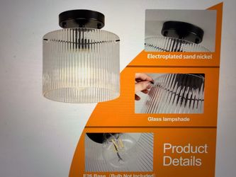 Brand new modern semi flush mount ceiling light