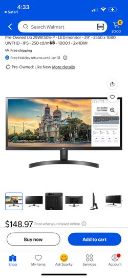 29 Inch LED monitor 2 Of Them