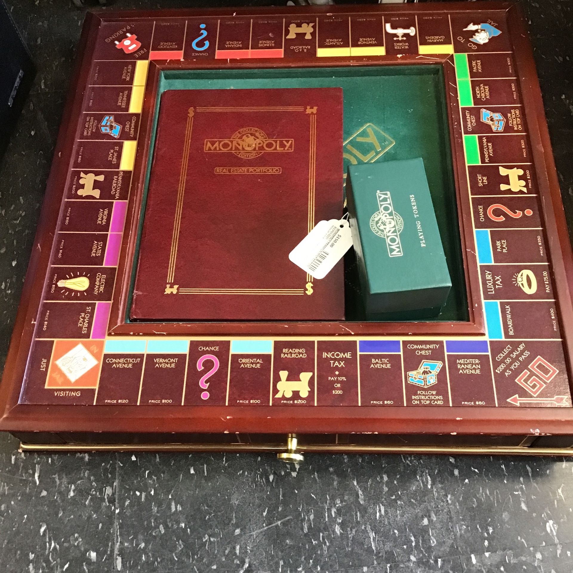 Franklin Mint Collector’s Edition Monopoly 