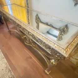 Ornate Gold Sofa Table
