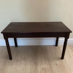 Decorative Wood Bench 