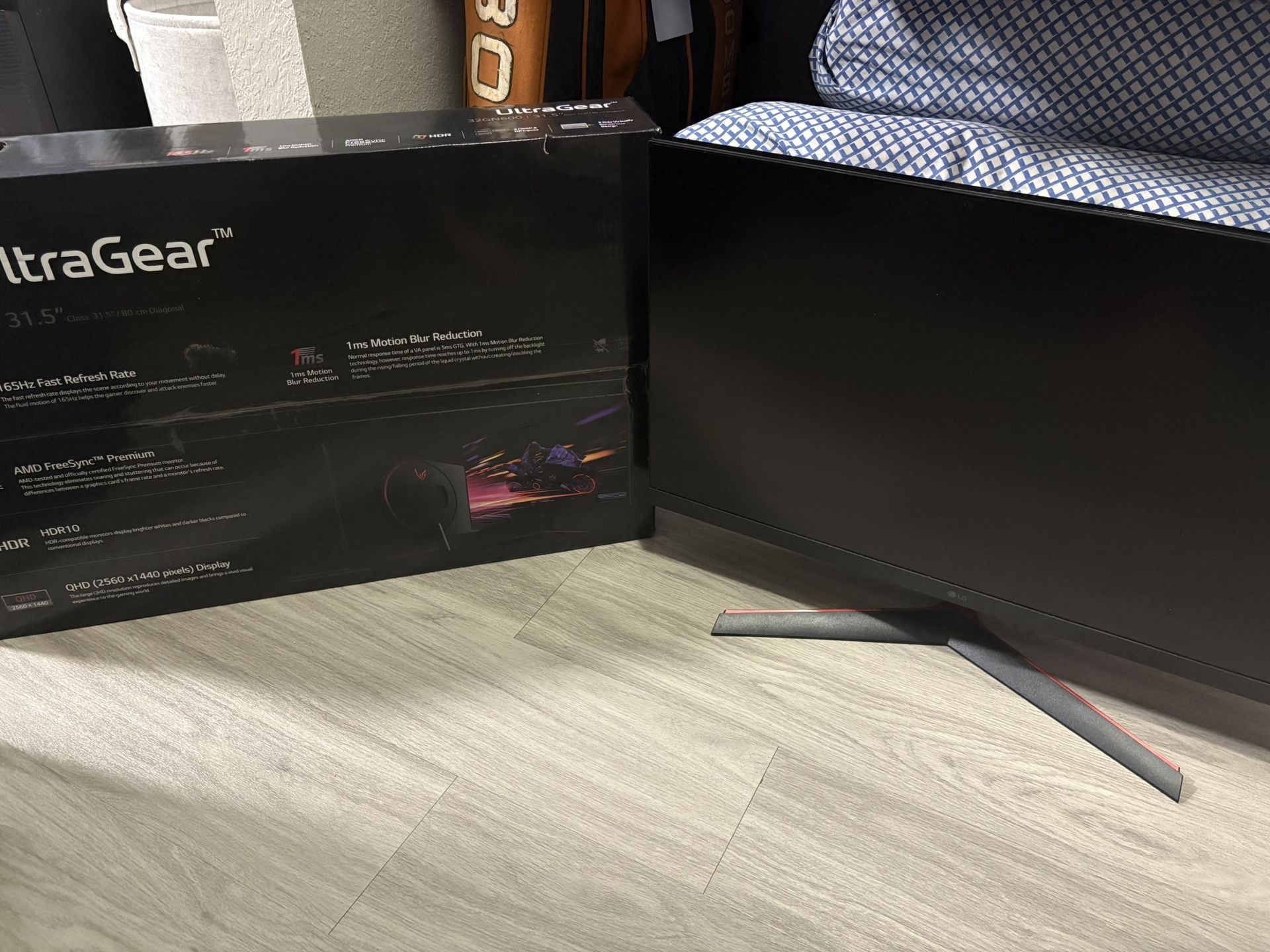LG ULTRAGEAR 165HZ 1440p 32in Gaming Monitor
