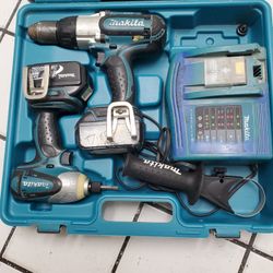 Makita Drill Kit 18v Used