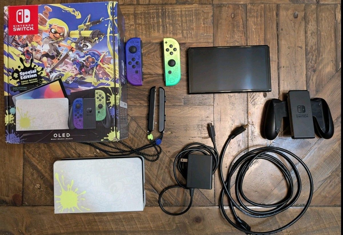 Nintendo Switch OLED splatoon