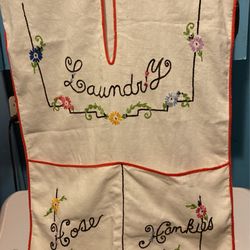 50’s Cotton Organizer Homemade