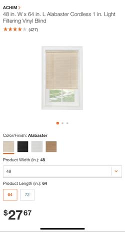 Filtering vinyl Blind
