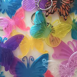 Hand-Made Butterfly Keychains