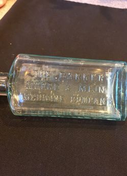 Embossed Medicine bottle.