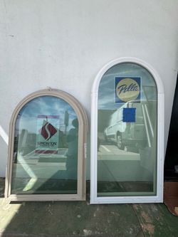 Simonton 24x36 $250 and Pella Arch Top Windows – 24x38$350