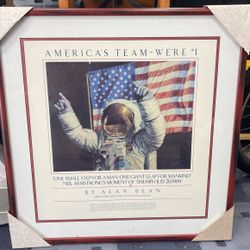 Neil Armstrong Poster Beautifully Framed With Glass