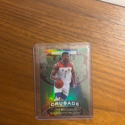 Zion Williamson Crusade rookie. Mint.