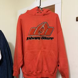 Vintage Orange Johnny Blaze Hoodie 