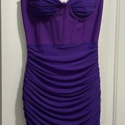 Bandage Purple Dress Size:SMALL Brand : Athina 